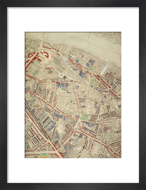 Descriptive map of London Poverty Section 37 1889