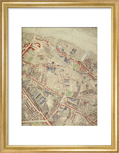 Descriptive map of London Poverty Section 37 1889