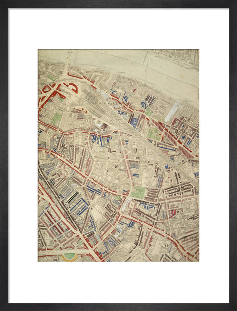 Descriptive map of London Poverty Section 37 1889