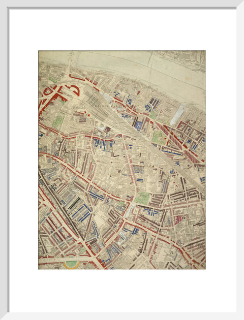 Descriptive map of London Poverty Section 37 1889
