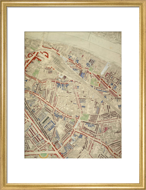 Descriptive map of London Poverty Section 37 1889