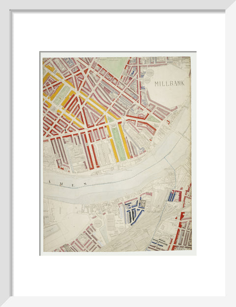 Descriptive map of London Poverty Section 44 1889