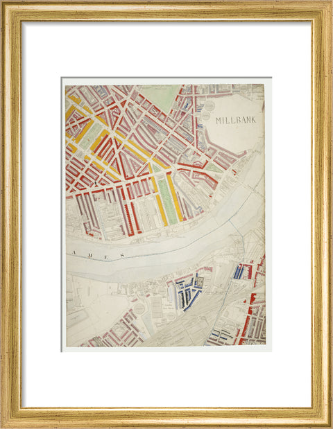 Descriptive map of London Poverty Section 44 1889