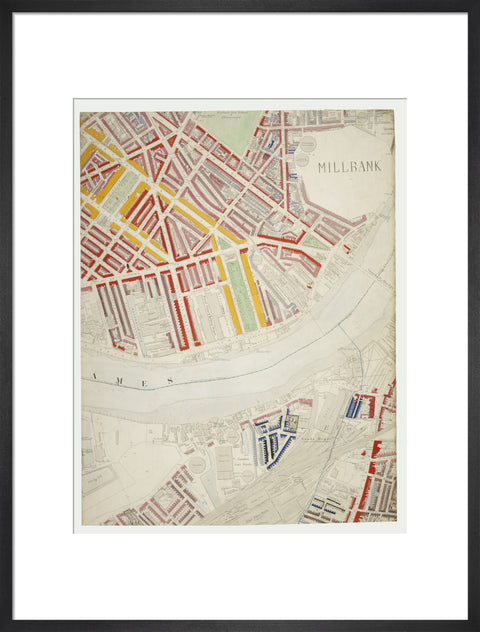 Descriptive map of London Poverty Section 44 1889