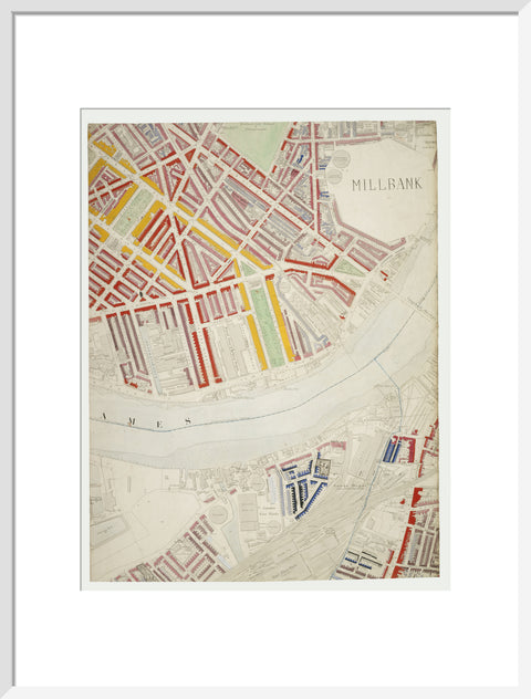 Descriptive map of London Poverty Section 44 1889