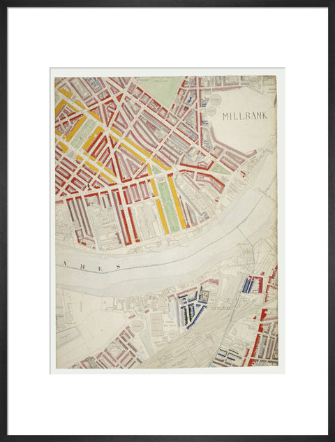 Descriptive map of London Poverty Section 44 1889