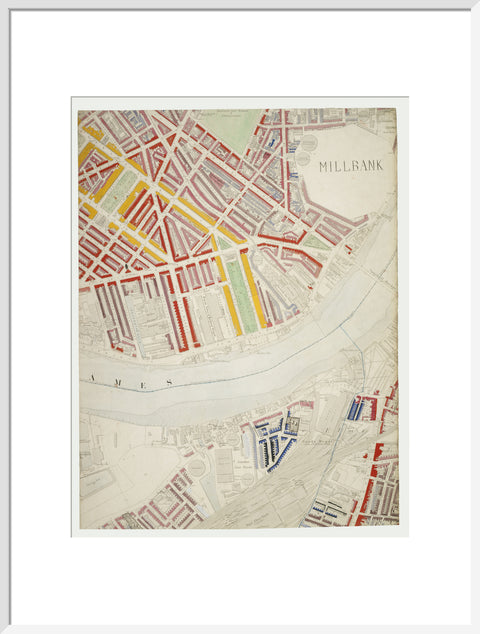 Descriptive map of London Poverty Section 44 1889