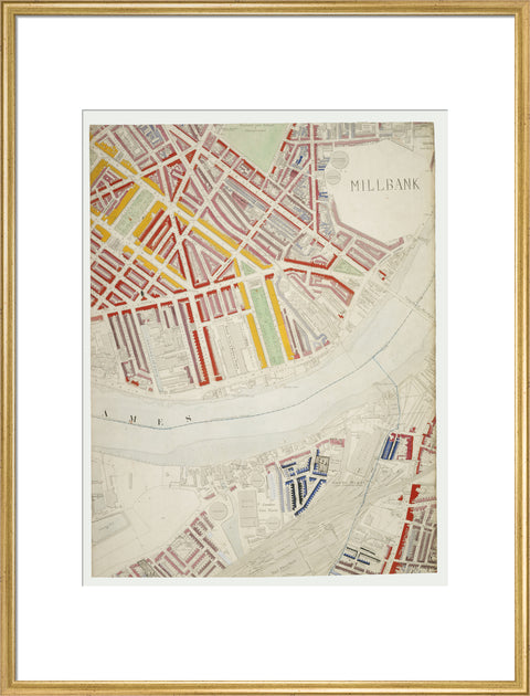 Descriptive map of London Poverty Section 44 1889