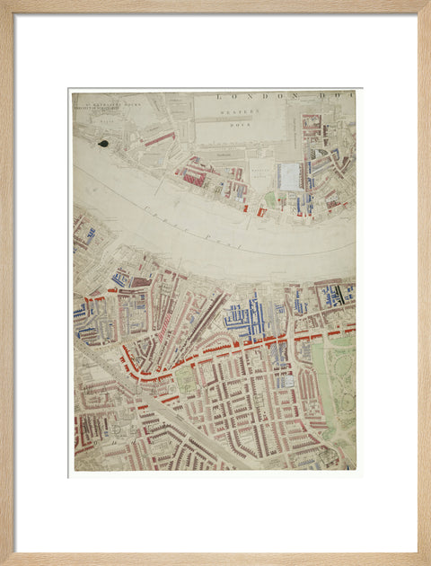 Descriptive map of London Poverty Section 38 1889