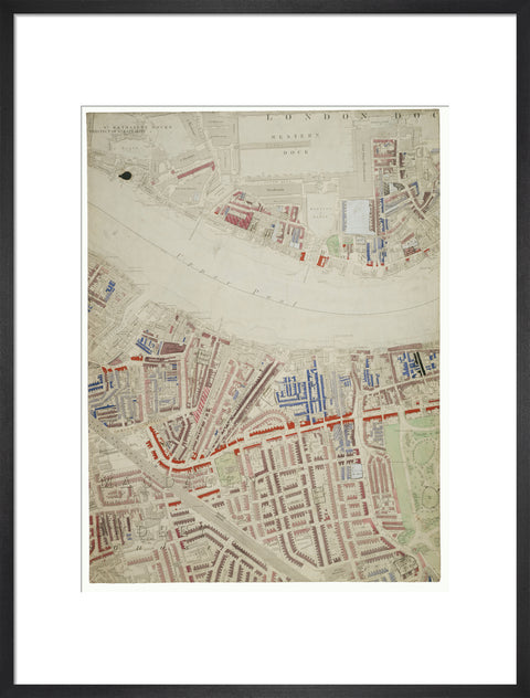 Descriptive map of London Poverty Section 38 1889