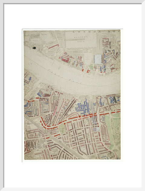 Descriptive map of London Poverty Section 38 1889