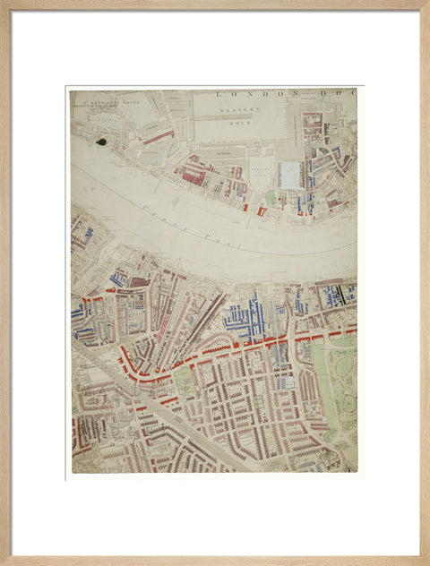 Descriptive map of London Poverty Section 38 1889