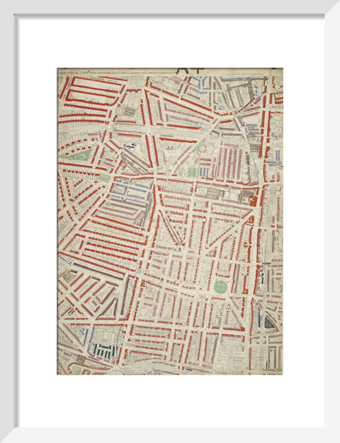 Descriptive map of London Poverty Section 7 1889