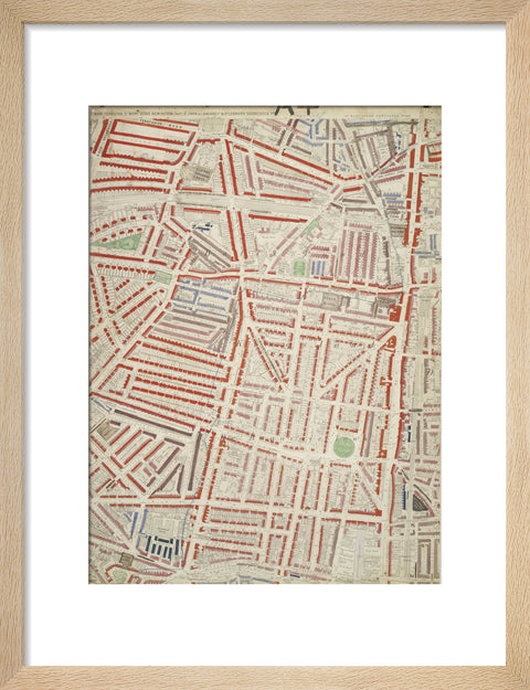 Descriptive map of London Poverty Section 7 1889