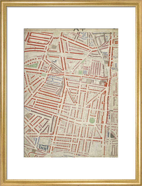 Descriptive map of London Poverty Section 7 1889