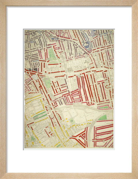 Descriptive map of London Poverty Section 57 1889