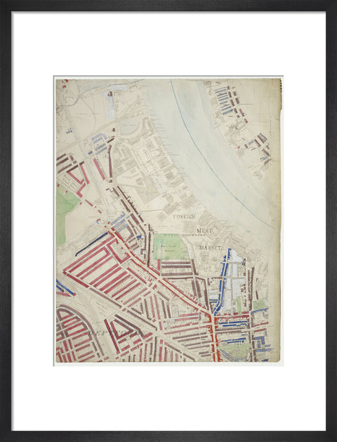 Descriptive map of London Poverty Section 50 1889