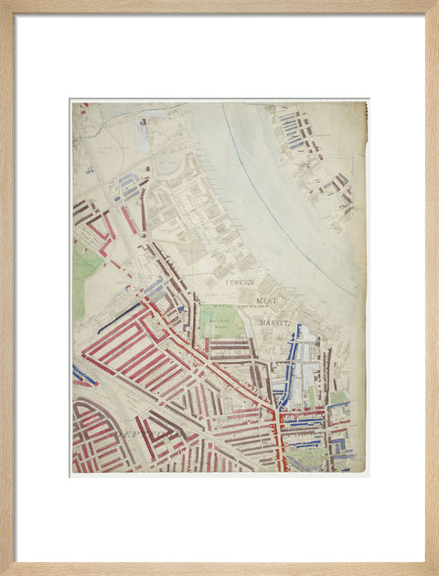 Descriptive map of London Poverty Section 50 1889
