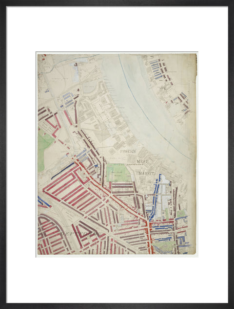 Descriptive map of London Poverty Section 50 1889