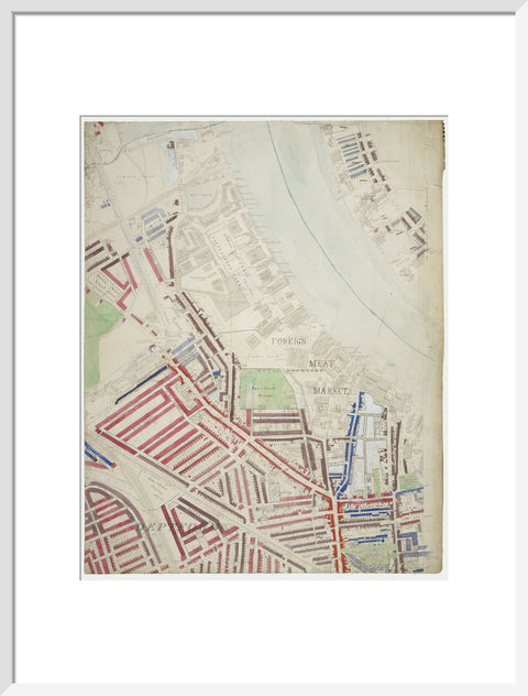 Descriptive map of London Poverty Section 50 1889