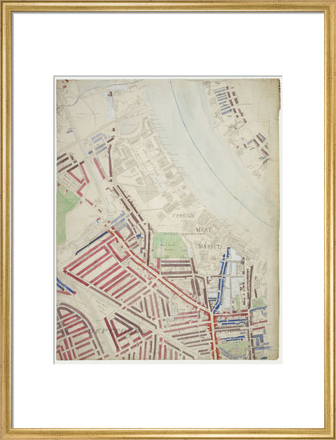 Descriptive map of London Poverty Section 50 1889
