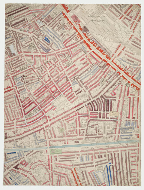 Descriptive map of London Poverty Section 47 1889