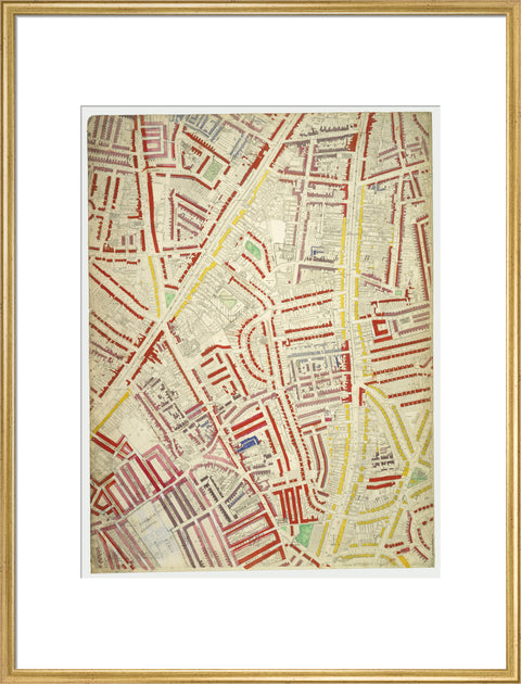 Descriptive map of London Poverty Section 55 1889