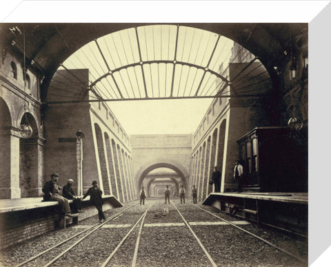 Notting Hill Gate Station after completion 19th century