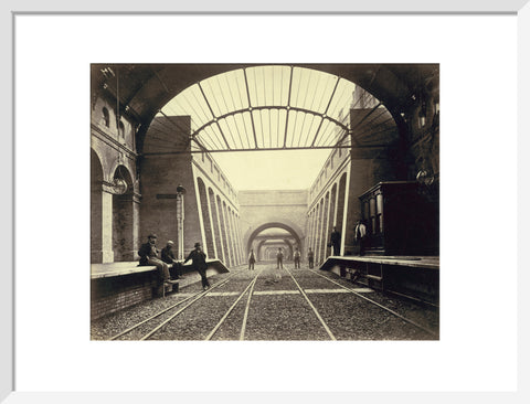Notting Hill Gate Station after completion 19th century