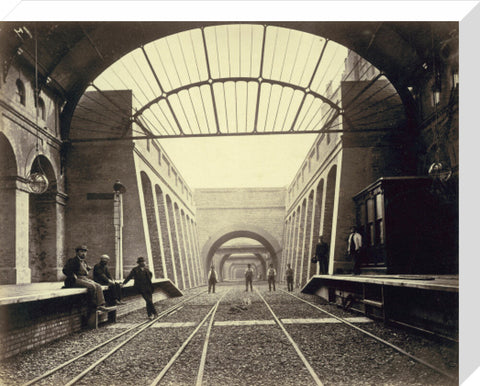 Notting Hill Gate Station after completion 19th century