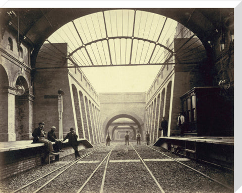 Notting Hill Gate Station after completion 19th century