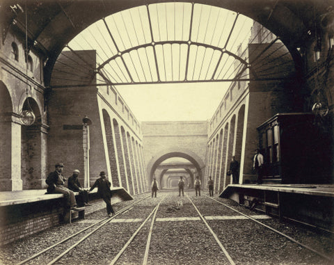 Notting Hill Gate Station after completion 19th century