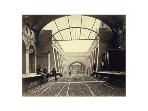 Notting Hill Gate Station after completion 19th century