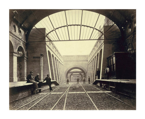 Notting Hill Gate Station after completion 19th century