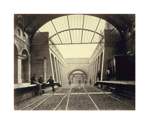 Notting Hill Gate Station after completion 19th century