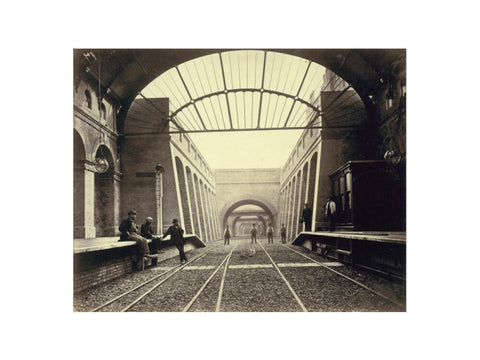 Notting Hill Gate Station after completion 19th century