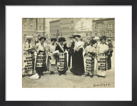 Suffragettes Poster Parade 20 June 1908