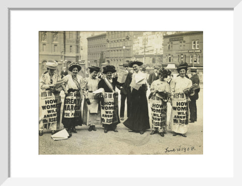 Suffragettes Poster Parade 20 June 1908