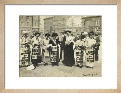 Suffragettes Poster Parade 20 June 1908