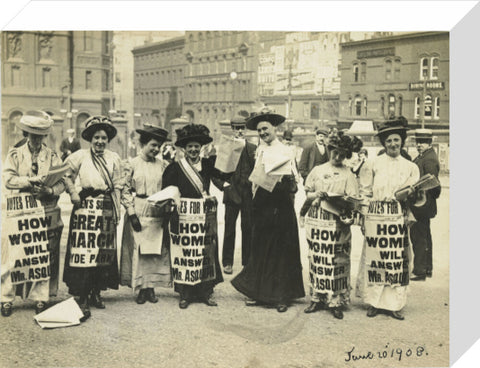 Suffragettes Poster Parade 20 June 1908