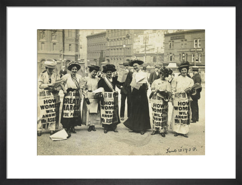 Suffragettes Poster Parade 20 June 1908