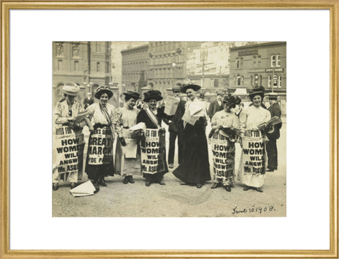 Suffragettes Poster Parade 20 June 1908