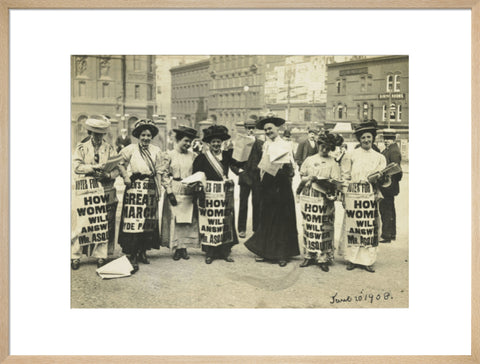 Suffragettes Poster Parade 20 June 1908