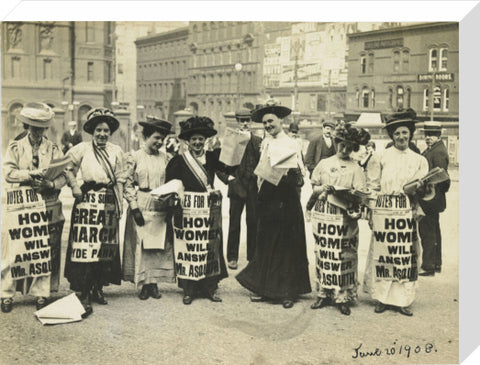 Suffragettes Poster Parade 20 June 1908