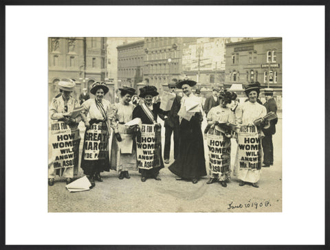 Suffragettes Poster Parade 20 June 1908