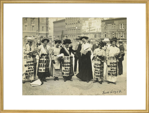 Suffragettes Poster Parade 20 June 1908