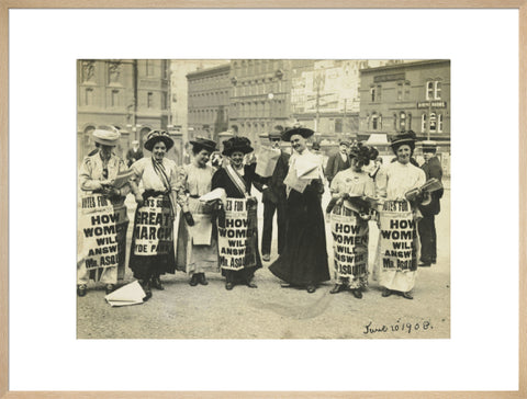 Suffragettes Poster Parade 20 June 1908