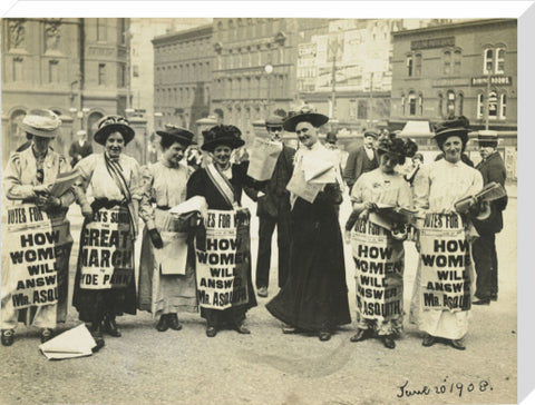 Suffragettes Poster Parade 20 June 1908