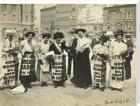 Suffragettes Poster Parade 20 June 1908