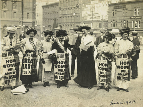 Suffragettes Poster Parade 20 June 1908